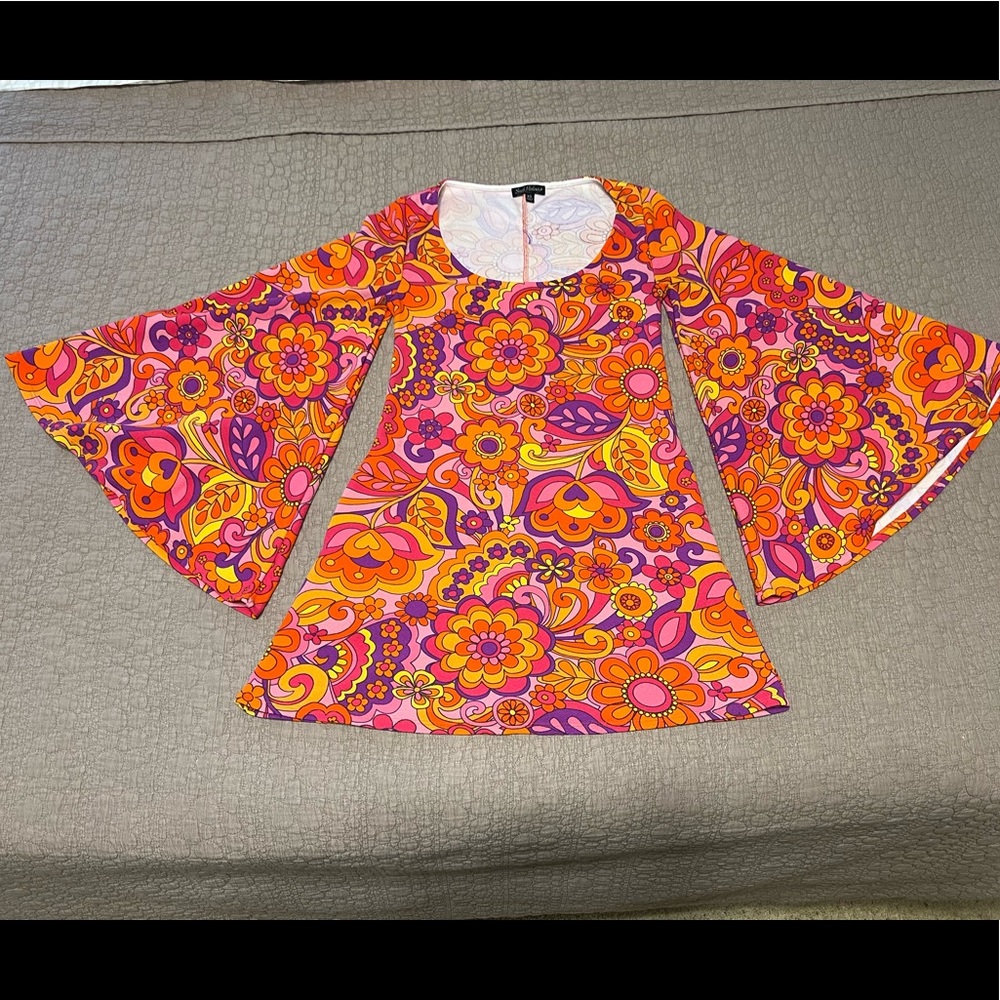 🌸☮️☀️ Smak Parlor Pink Far Out Dress 🌸☮️☀️